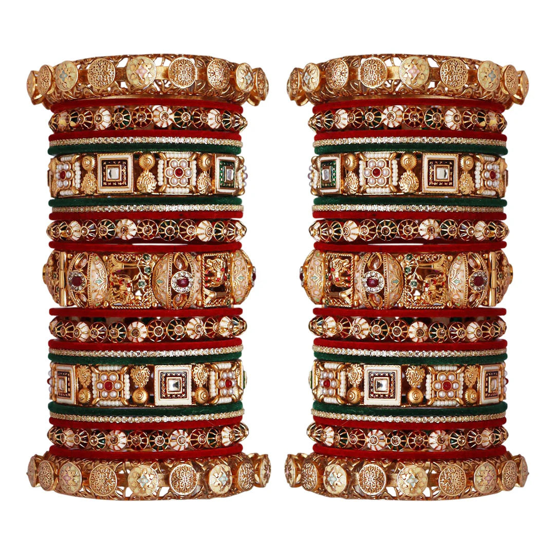 ๐ Queenura Premium Rajwadi Wedding Chura ๐