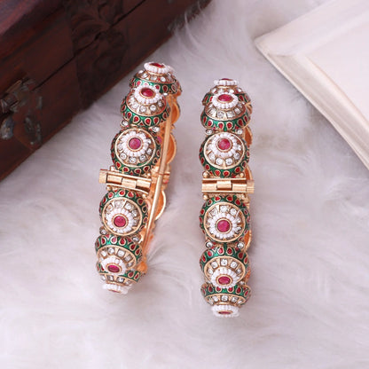 👑 Queenura™ Fancy Meenakari Dailywear Bracelet